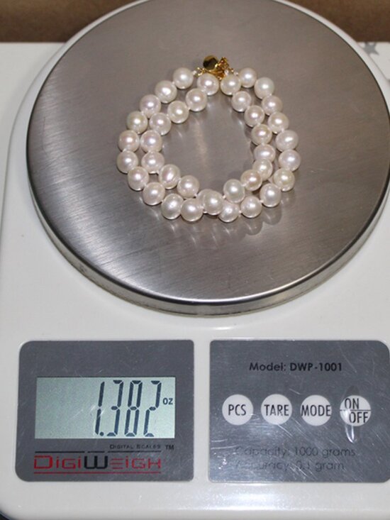 14K Akoya 2 Strand Pearl Bracelet - Picture 7 of 10